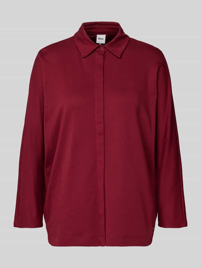 BRAX Overhemdblouse met blinde knoopsluiting model 'CELIA'