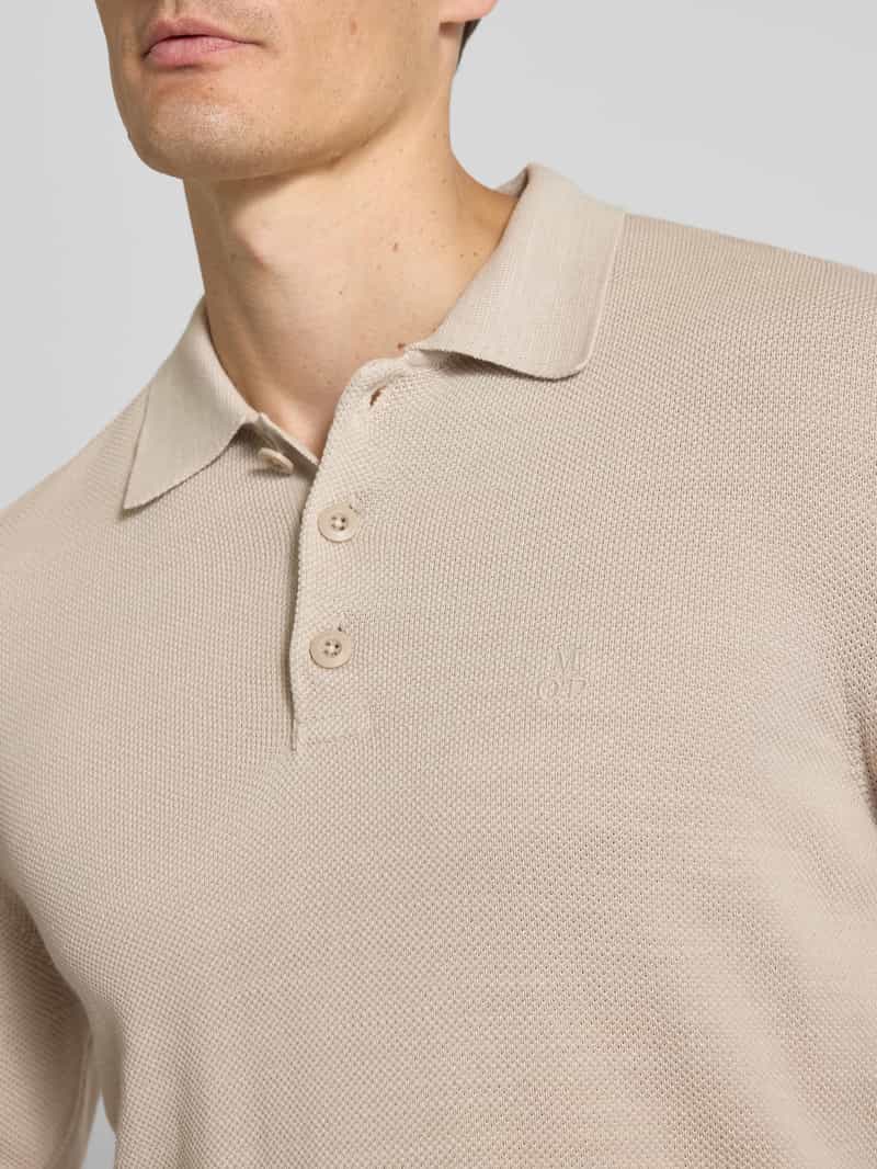 Marc O'Polo Regular fit gebreid shirt van puur katoen