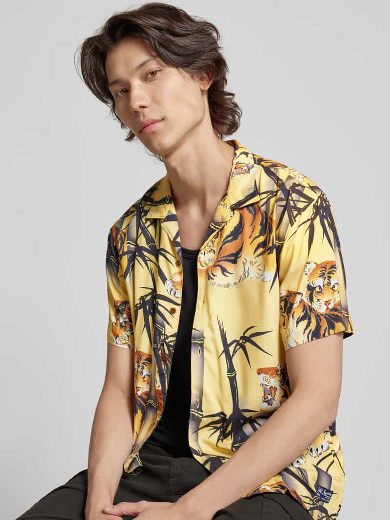 Superdry Slim fit vrijetijdsoverhemd met all-over print model 'HAWAIIAN'