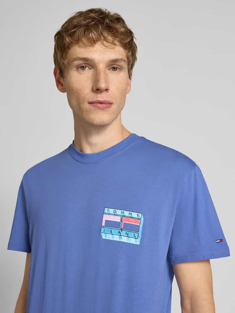 Tommy Jeans Regular fit T-shirt van puur katoen