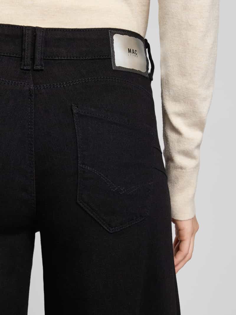 MAC Korte jeans met wijde pijpen