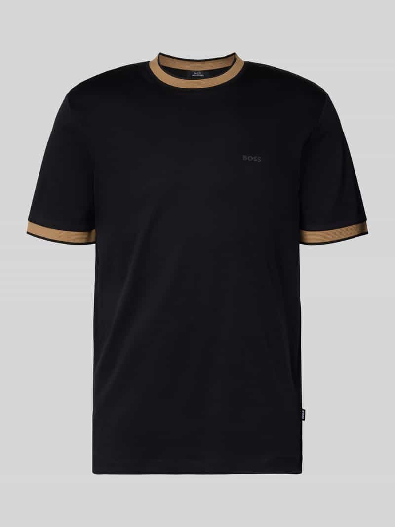 Boss Slim fit T-shirt van puur katoen model 'TESSLER 200'