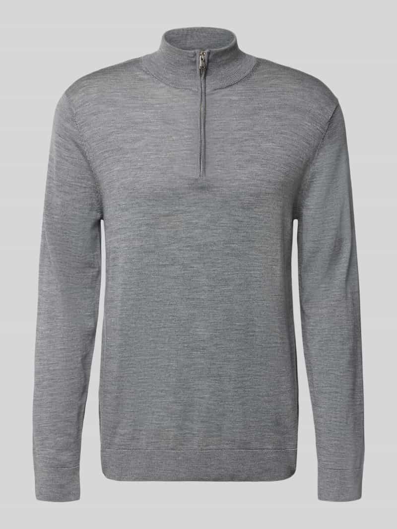 Selected Homme Regular fit schipperstrui van zuivere merinowol model 'TRAY'
