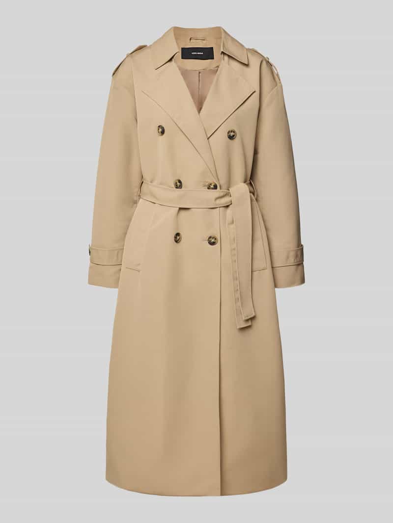 Vero Moda Regular fit trenchcoats met reverskraag model 'CHLOE'