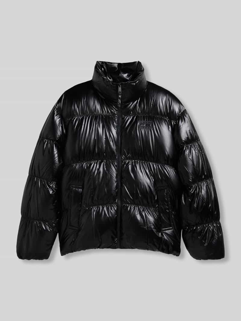 Tommy Jeans Regular fit gewatteerd jack met label stitching