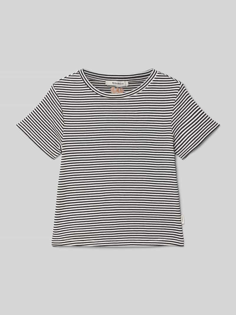 Garcia T-shirt met labelstitching