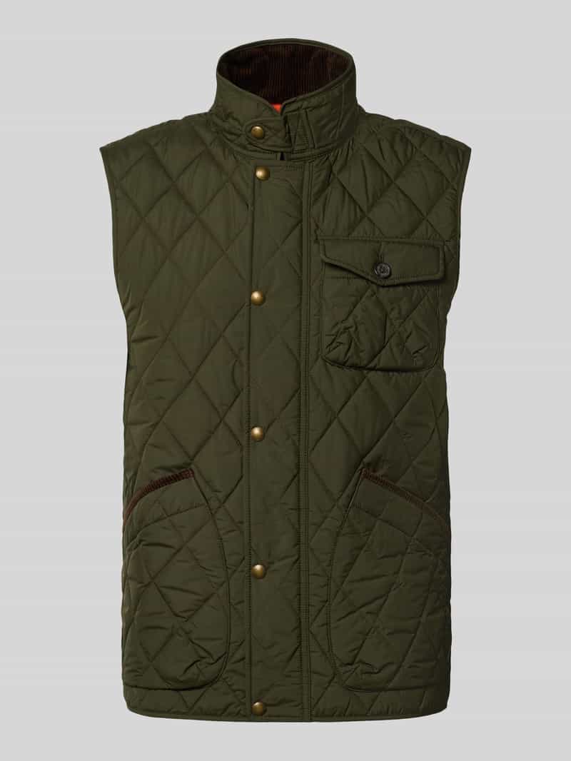 Regular fit bodywarmer met logopatch model 'BEATON'