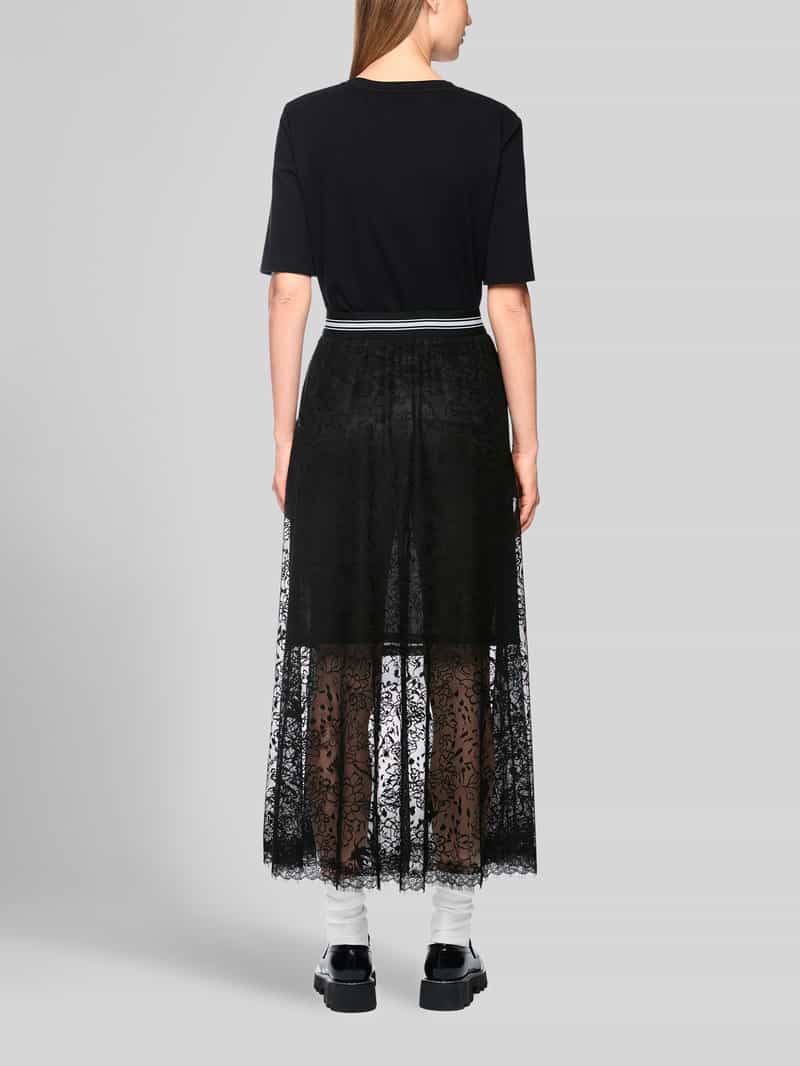 Marc Cain A-lijn maxi-rok in kantlook