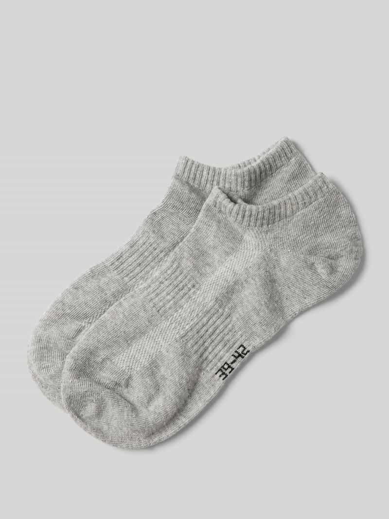 Snocks Sneakersokken met elastische ribboordjes in een set van 2 paar