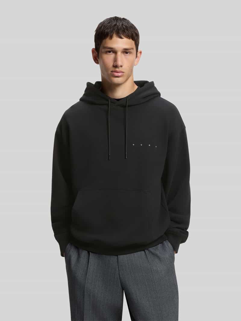 HUGO Regular fit hoodie van puur katoen model 'Dikenhood'