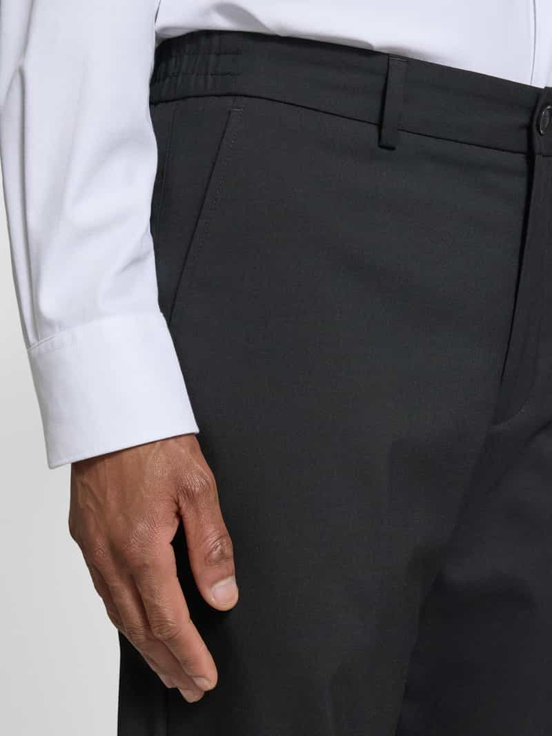 s.Oliver BLACK LABEL Regular fit pantalon met elastische band