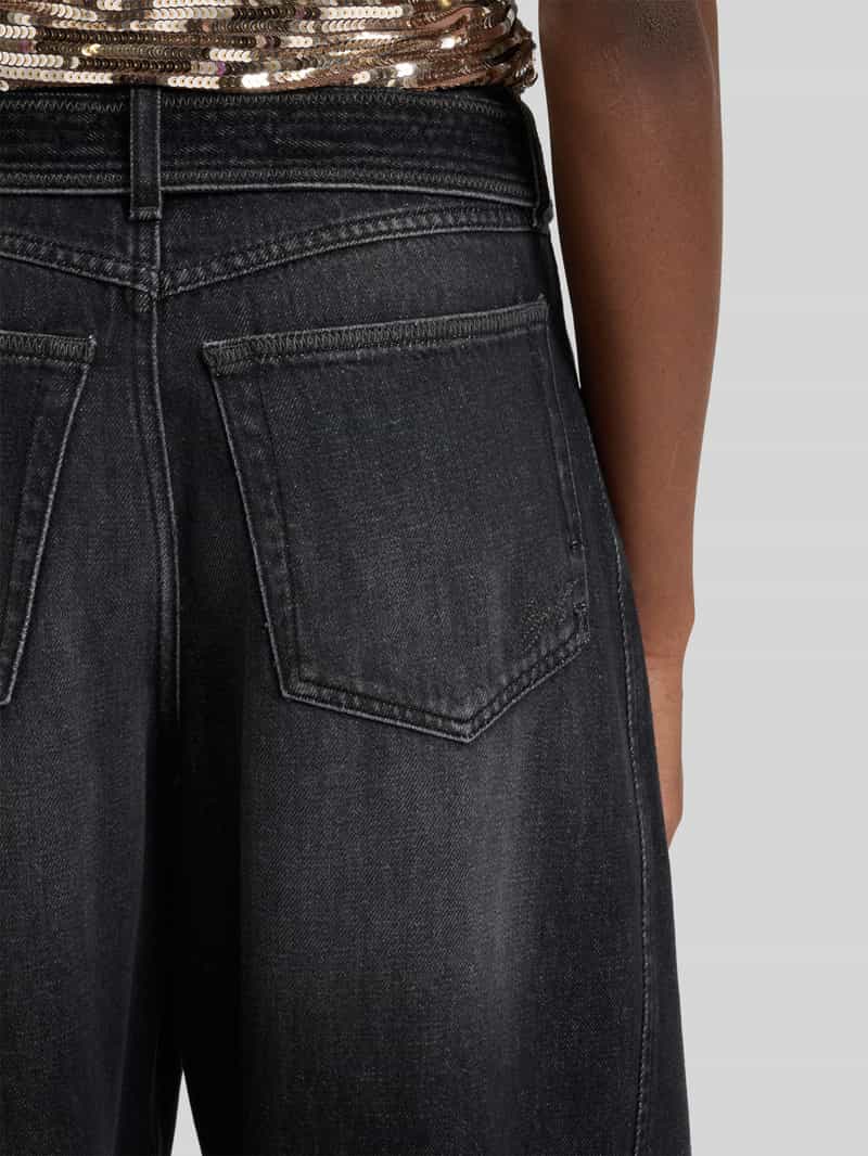 Boss Orange Wide leg jeans van zuiver katoen
