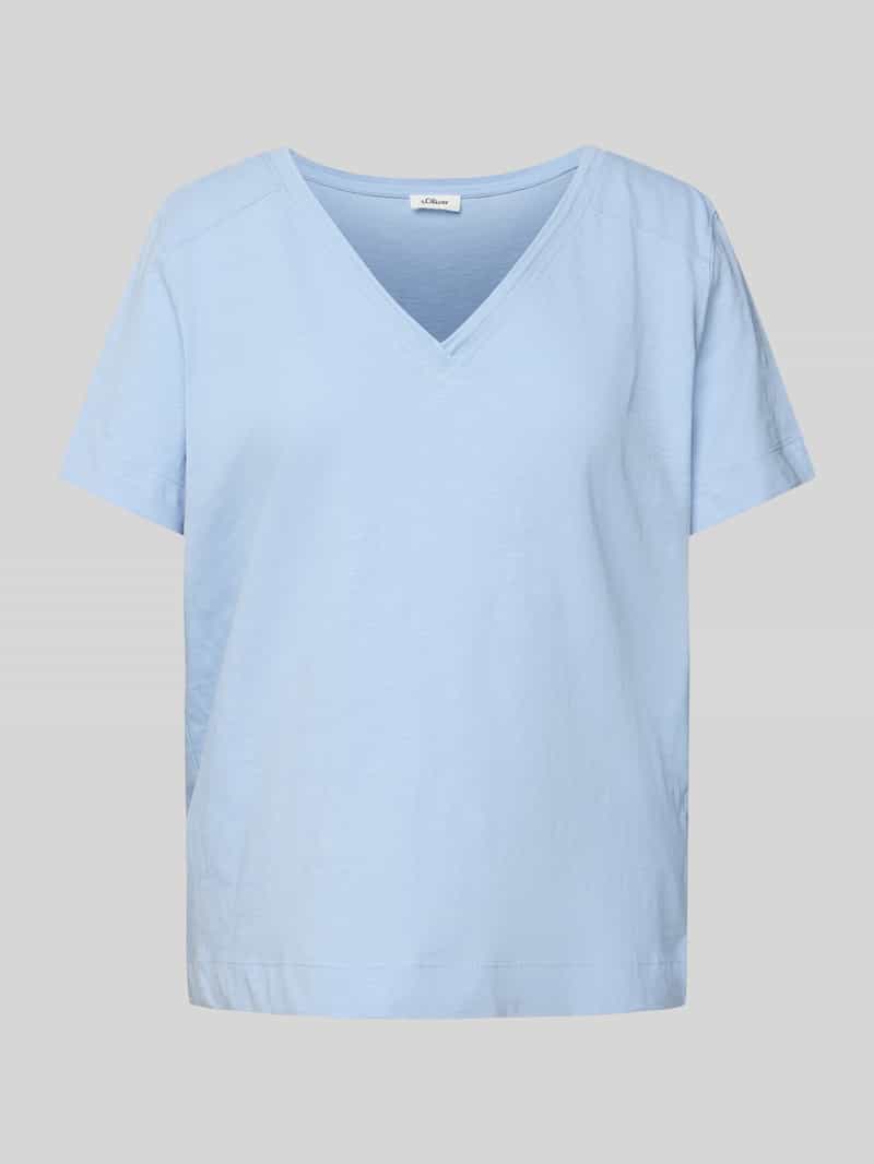 s.Oliver RED LABEL Regular fit T-shirt van puur katoen
