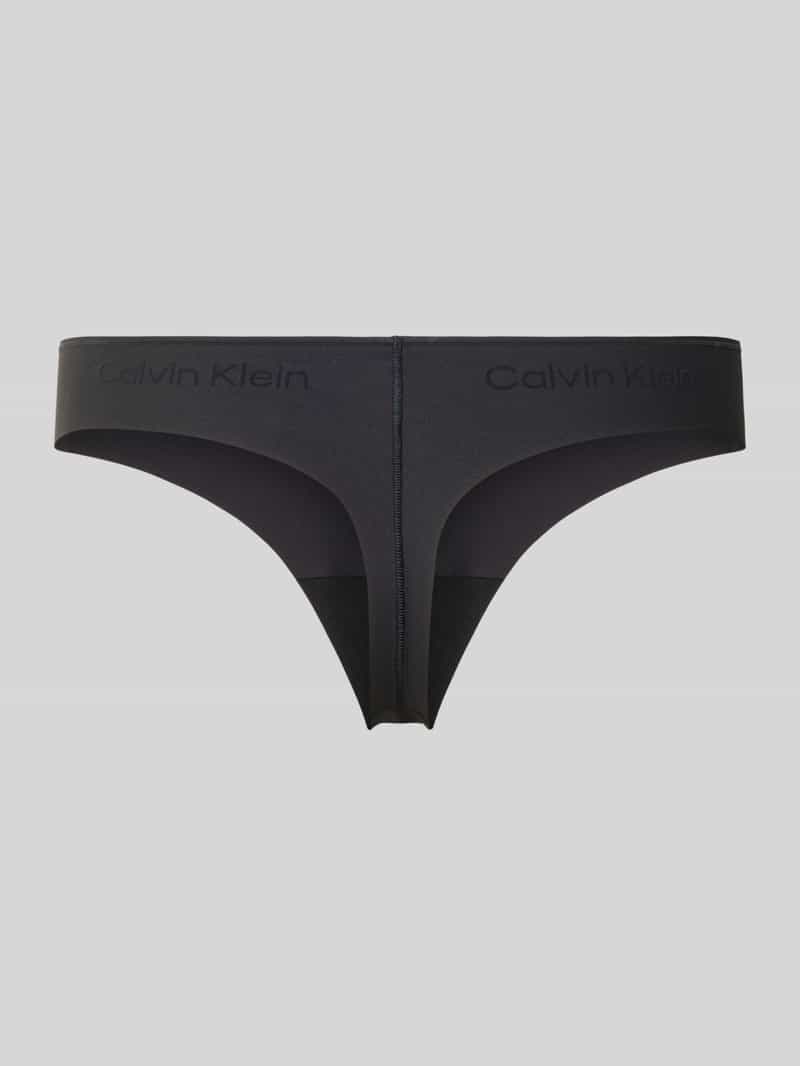 Calvin Klein Underwear String met naadloze materiaalverwerking