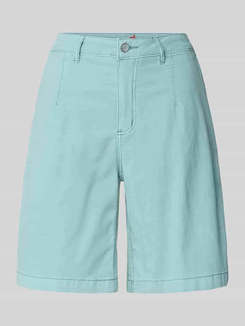 Buena Vista Wide leg korte chino's met steekzakken