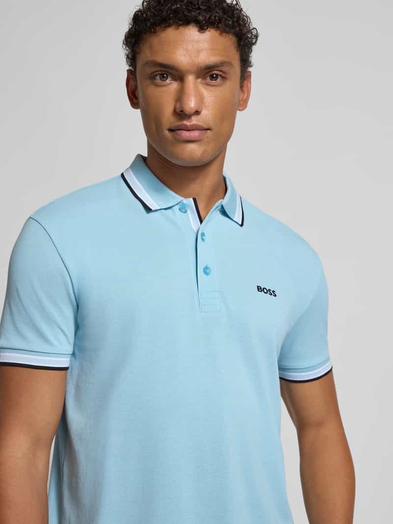BOSS Green Regular fit poloshirt van puur katoen