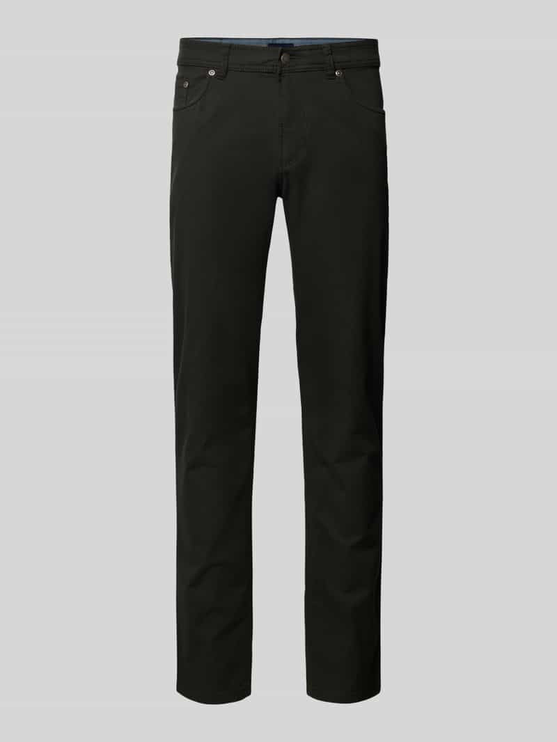 Christian Berg Men Regular fit stoffen broek met 5-pocketmodel