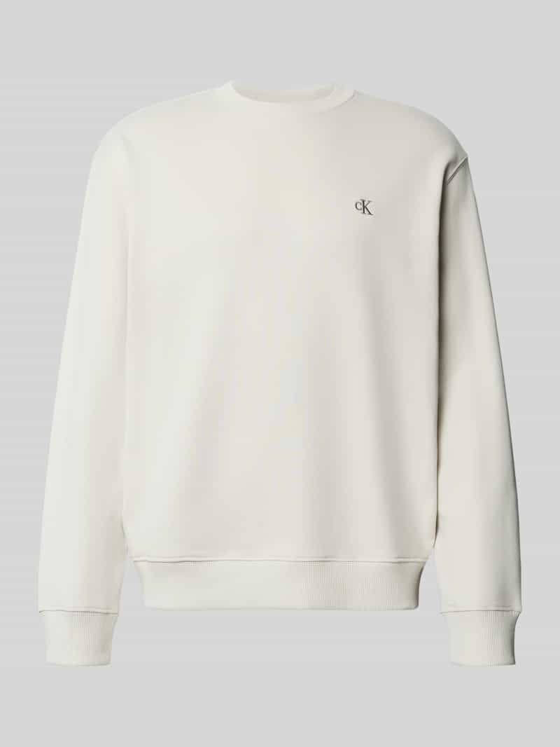 Calvin Klein Jeans Sweatshirt met labelstitching