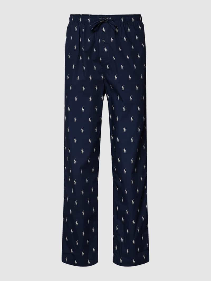 Pyjamabroek met all-over logo, model 'WOVEN' Polo Ralph Lauren Underwear