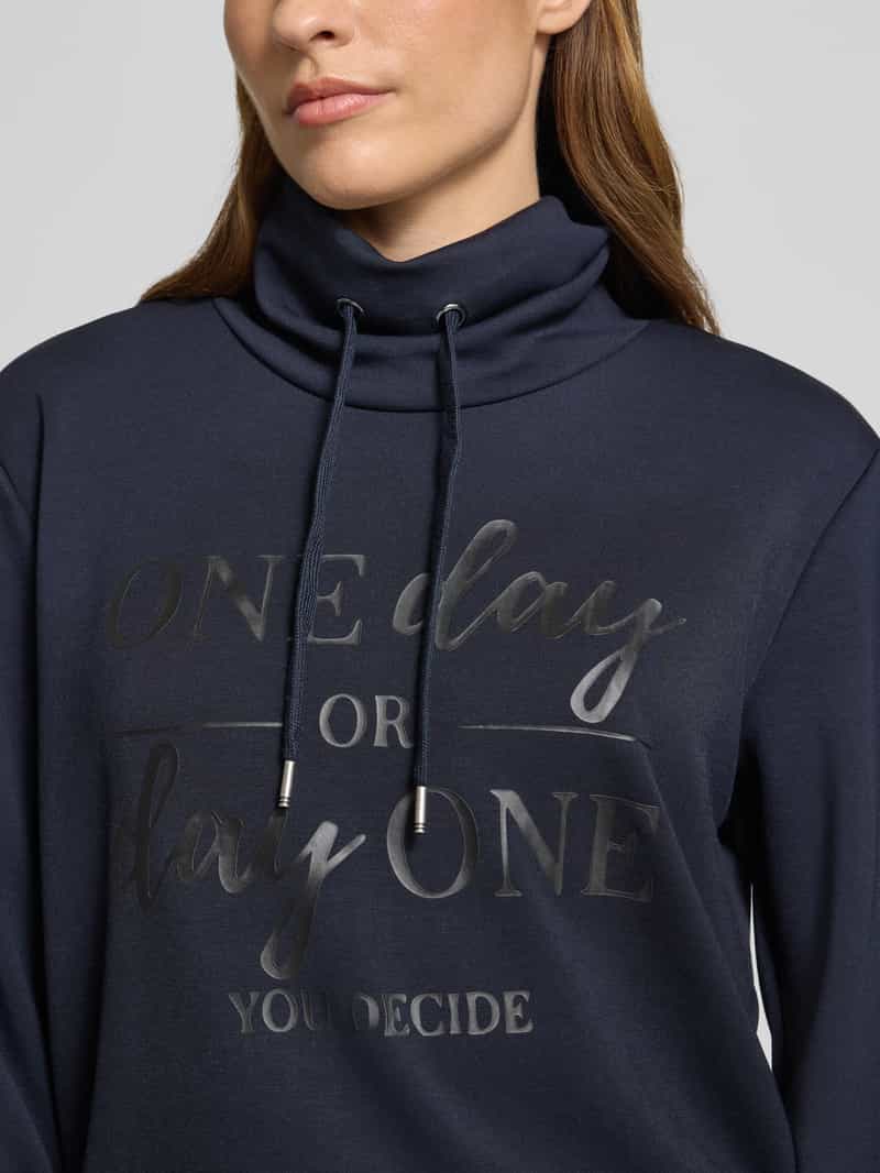 Soyaconcept Sweatshirt met opstaande kraag en tunnelkoord model 'BANU'