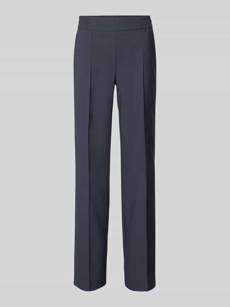 Betty Barclay Straight leg stoffen broek met vaste persplooien