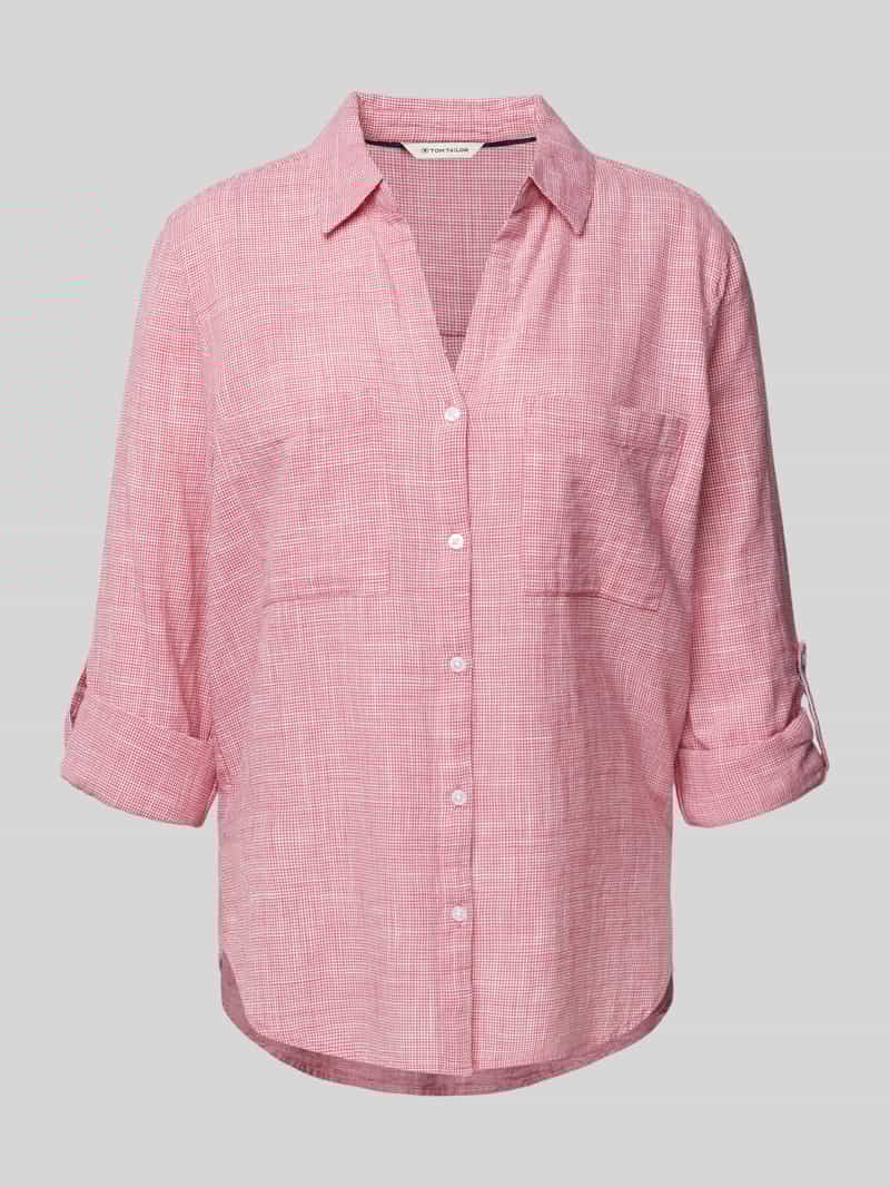 Tom Tailor Blouse met lange mouwen met borstzak