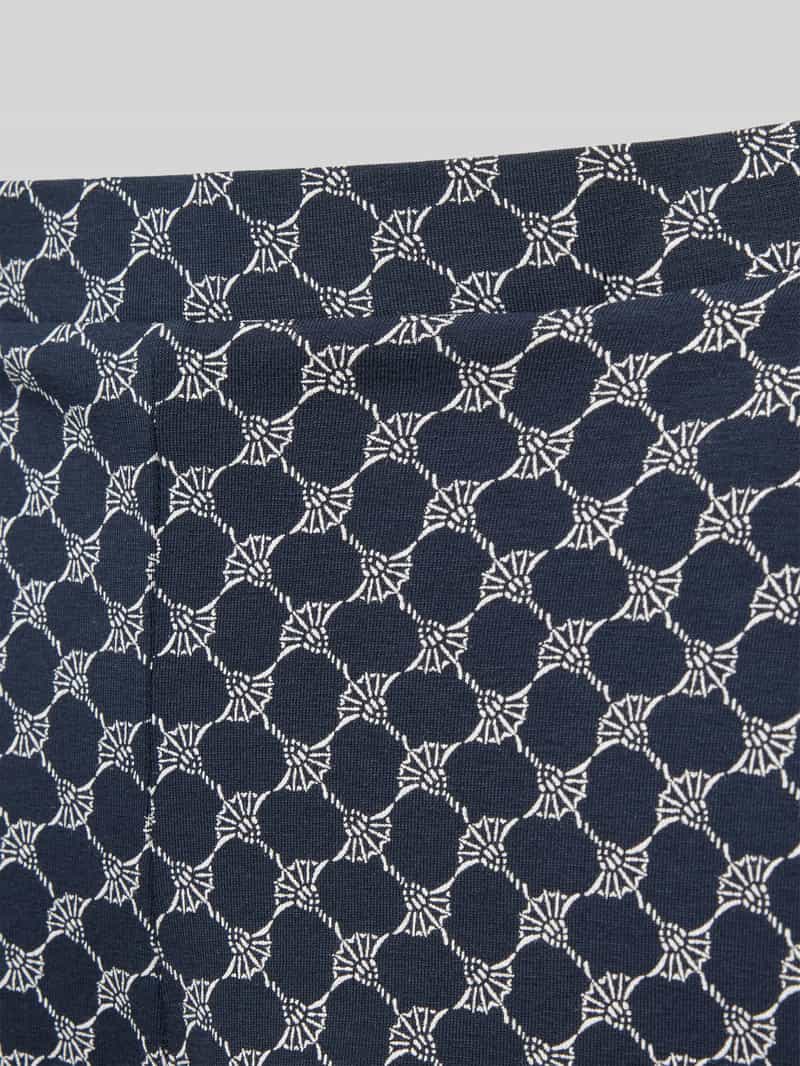 JOOP! Collection Regular fit korte pyjamabroek van katoenmix met steekzakken opzij