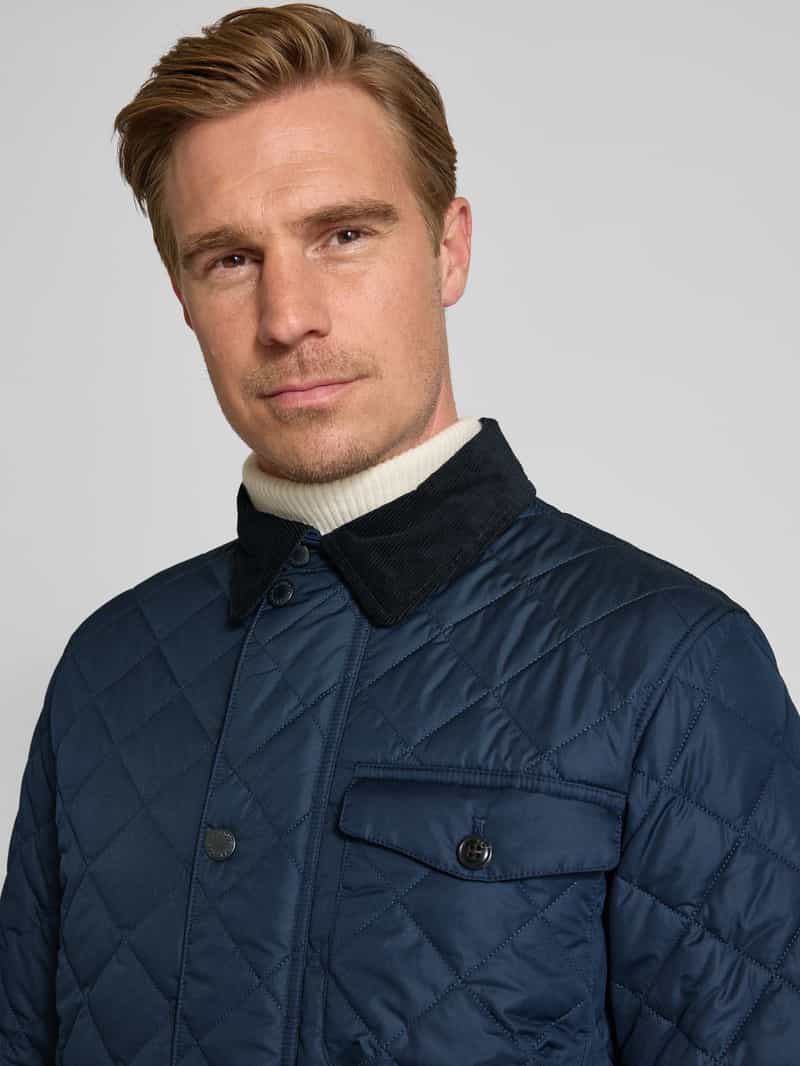 Barbour Regular fit gewatteerd jack met tweewegsritssluiting model 'HORNBY'