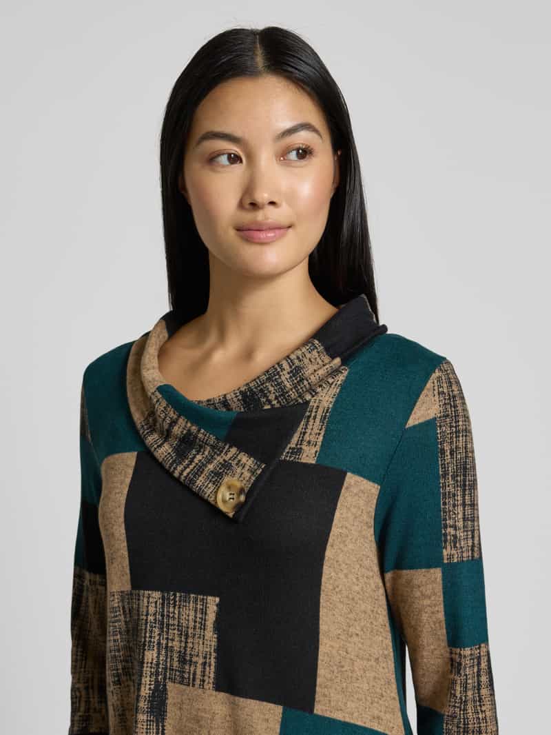 Apricot Regular fit mini-jurk in gebreide look