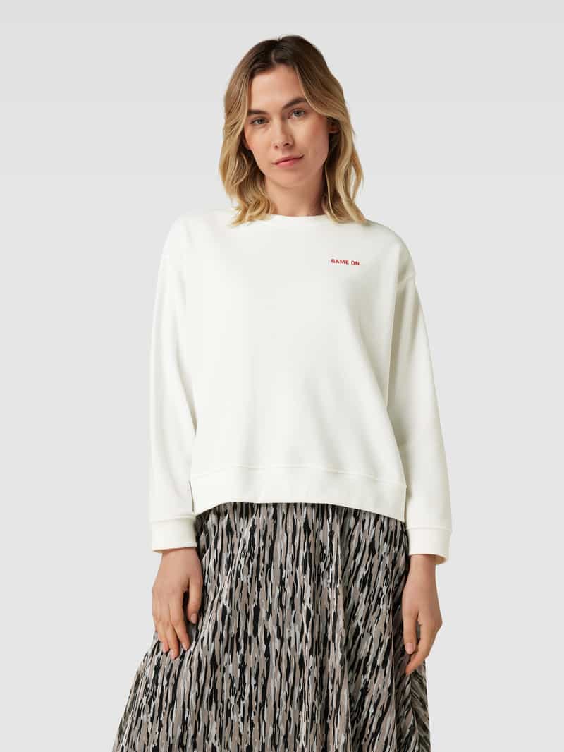Sweatshirt met statementstitching, model 'GAME ON' Smith and Soul