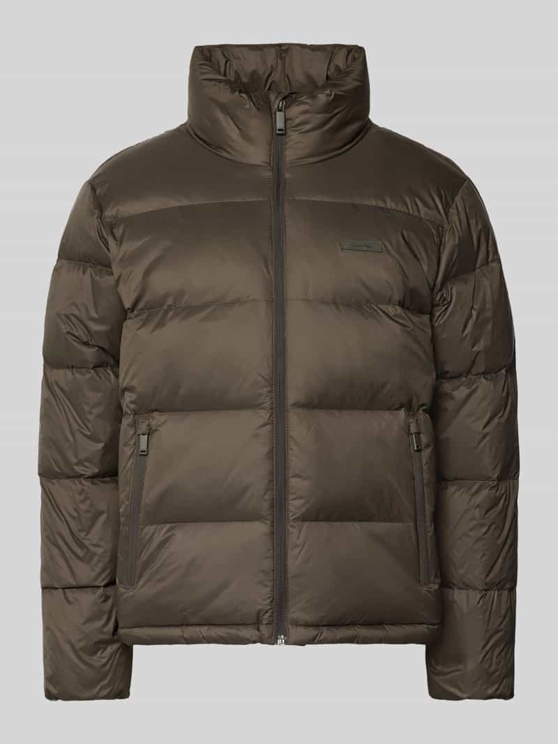 CK Calvin Klein Gewatteerd jack met opstaande kraag
