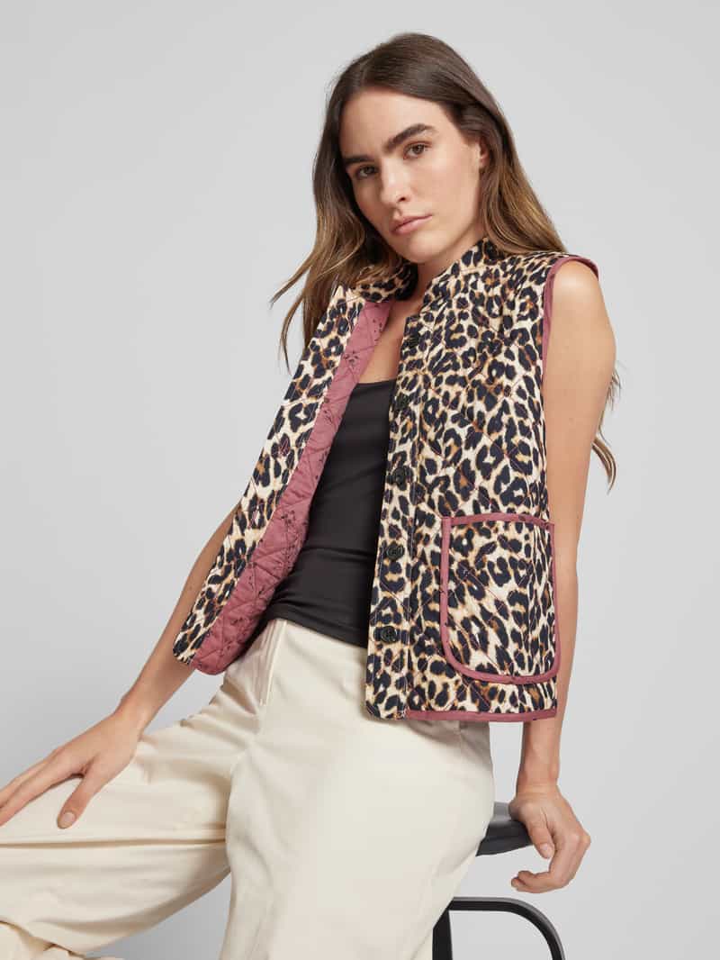 LOLLYS LAUNDRY Gilet met contrastpaspels model 'Cairo'