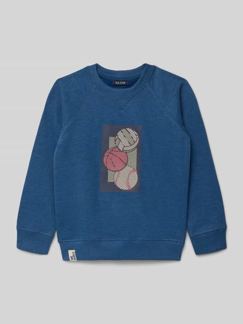 BLUE SEVEN Regular fit sweatshirt met motiefprint