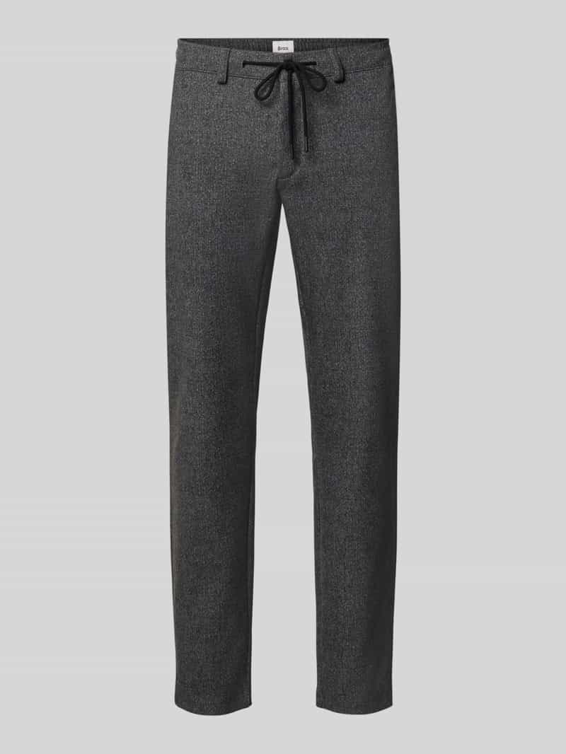 tapered fit jogpants met viscose, model 'Phil KBE'