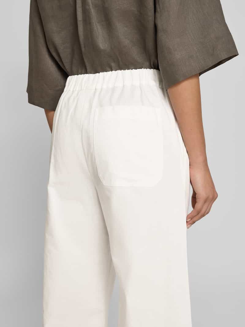 Weekend Max Mara Wide leg stoffen broek met elastische band model 'VOLANTE'