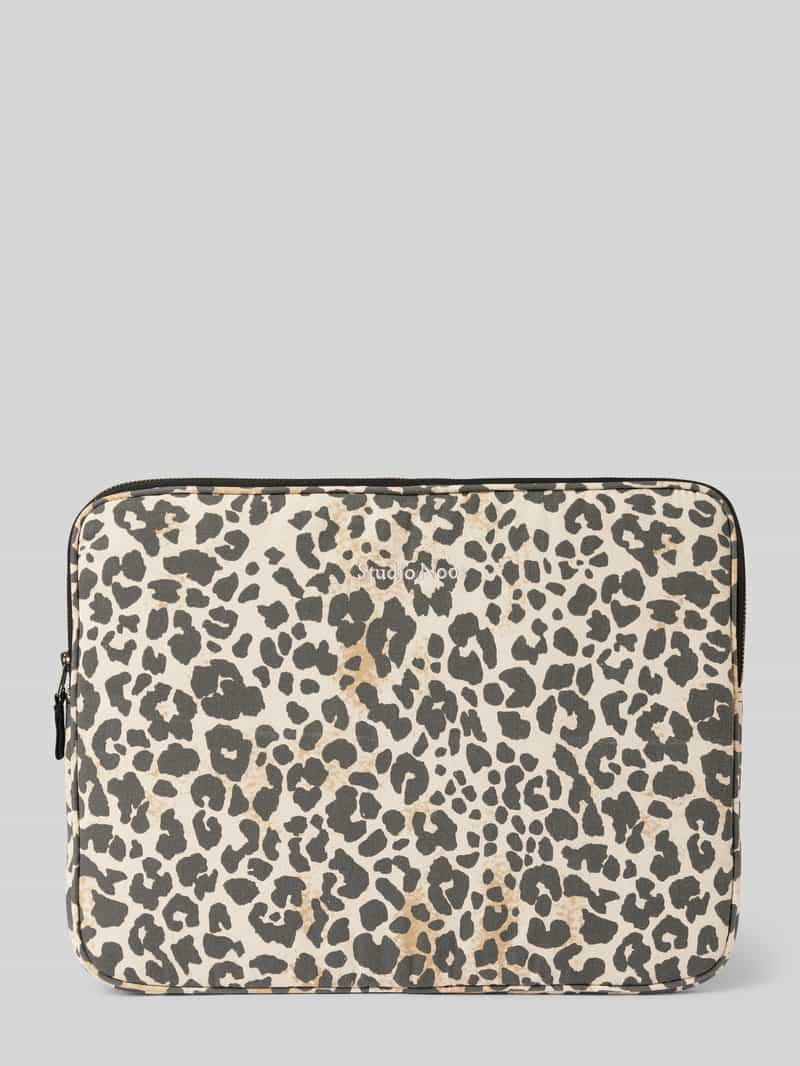 STUDIO NOOS Laptoptas met labelstitching