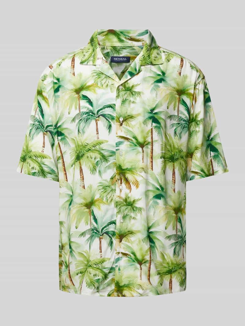 MCNEAL Regular fit vrijetijdsoverhemd met all-over print