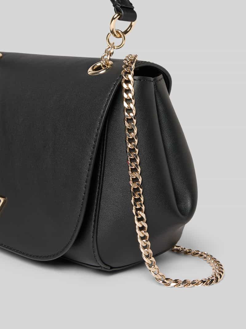 Guess Handtas met labelapplicatie en draagband