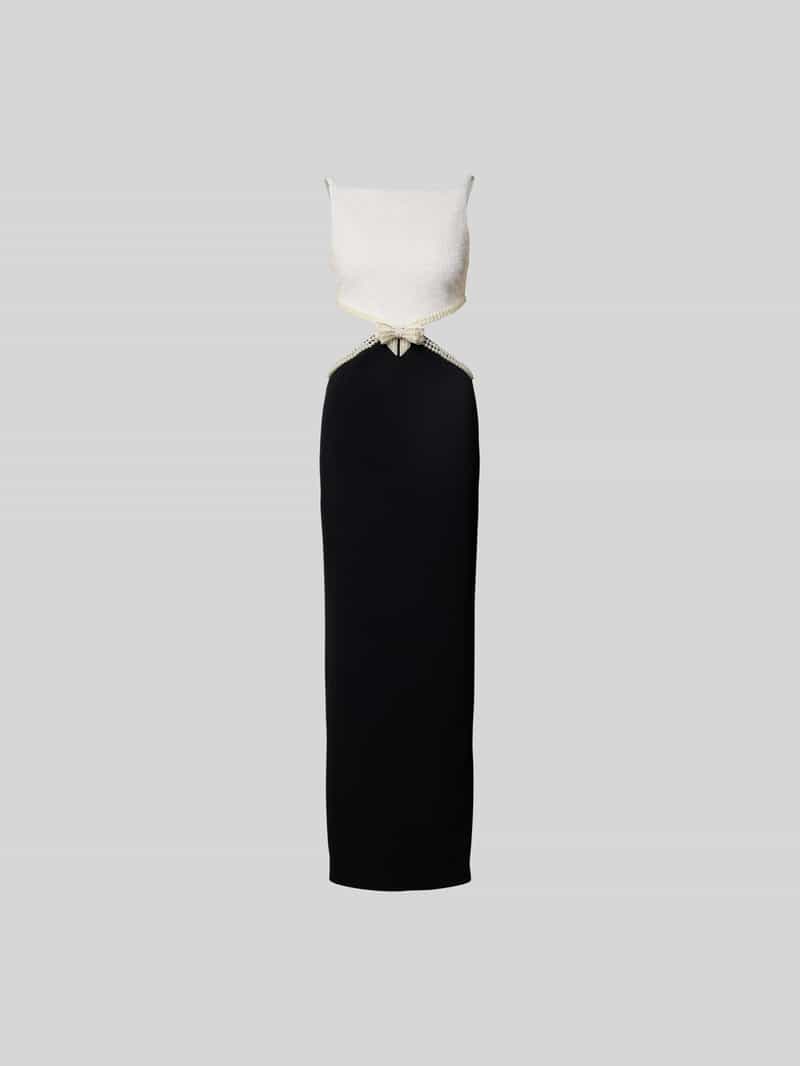 Maxi-jurk met cut-outs