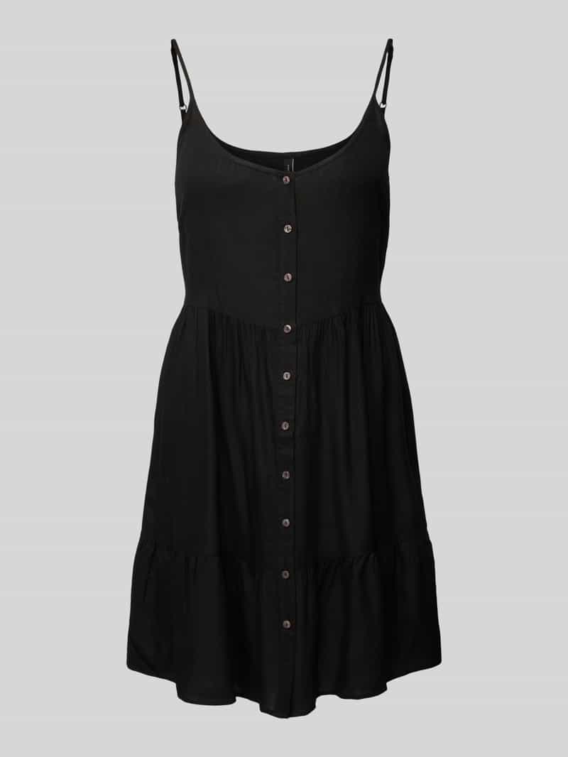 Vero Moda Loose fit jurk in A-lijn van puur viscose model 'BUMPY'