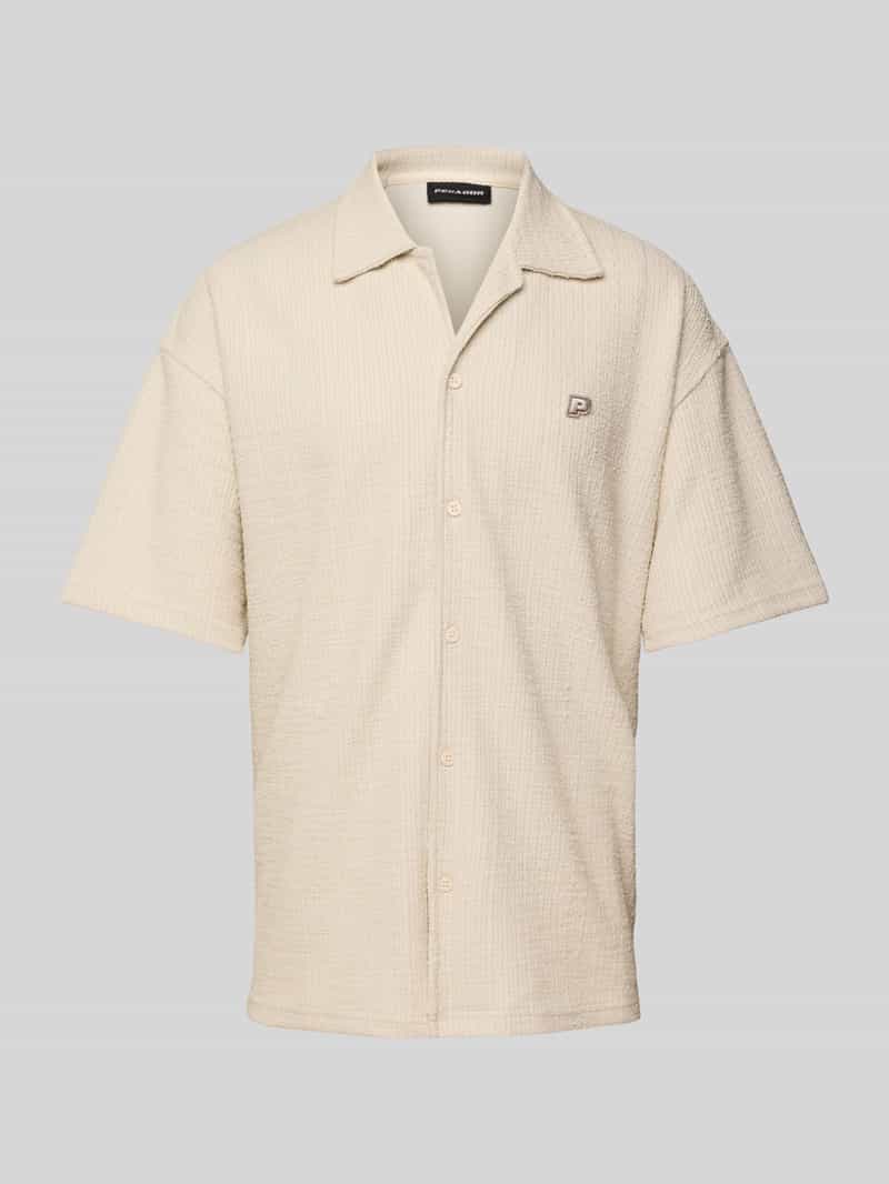 Regular fit vrijetijdsoverhemd met labelstitching, model 'LIBCO'