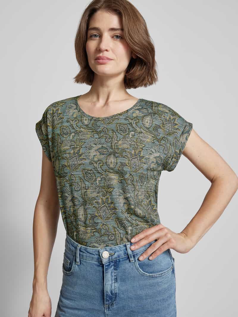 Soyaconcept T-shirt met paisleymotief model 'Galina'