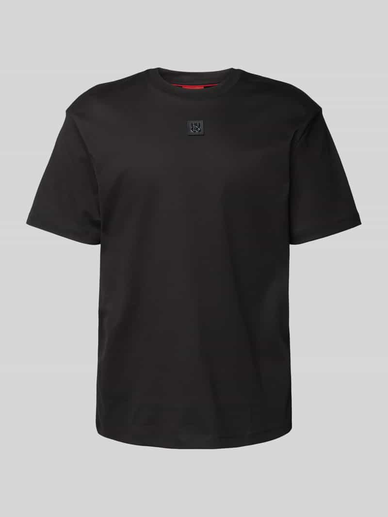 HUGO T-shirt met labelpatch model 'Dalile'