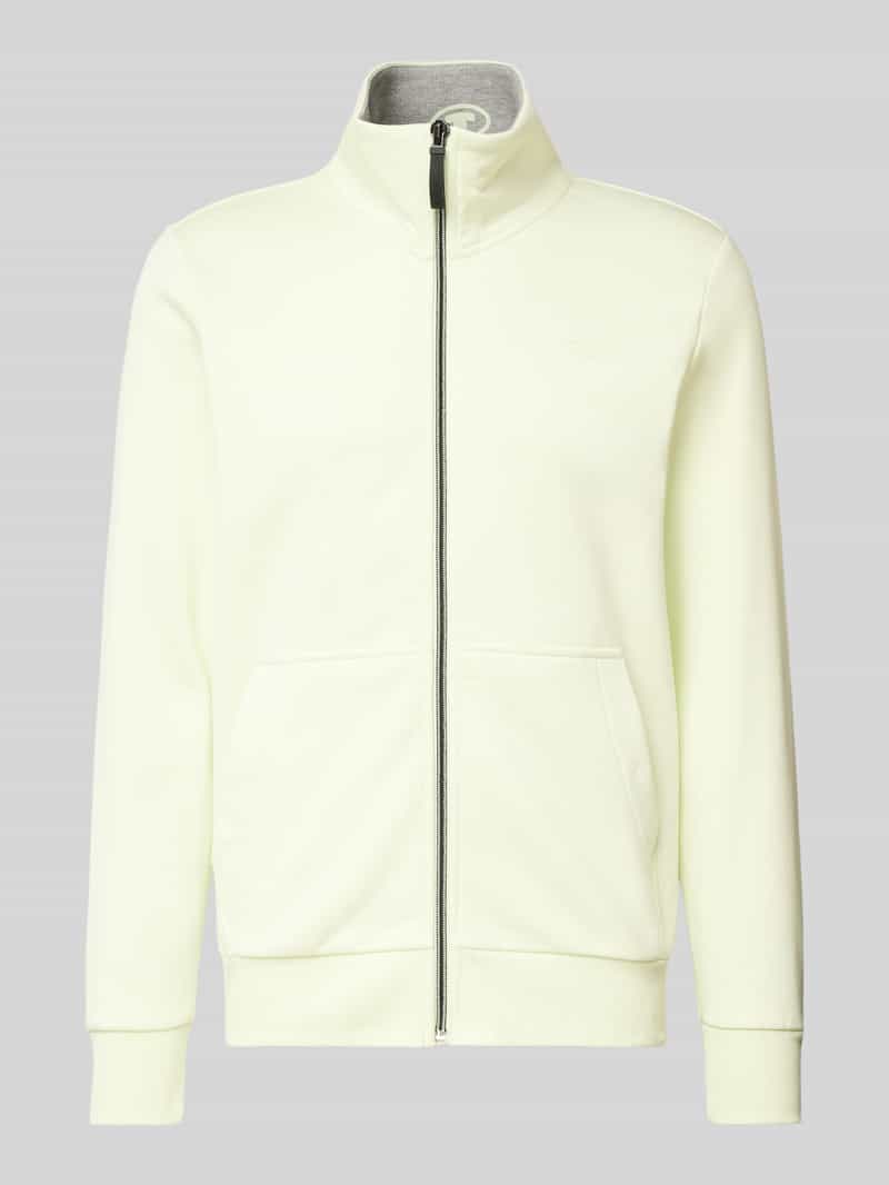 Tom Tailor Regular fit sweatjack van katoenmix met opstaande kraag