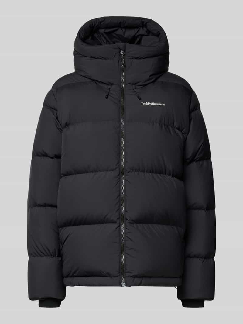 Peak Performance Regular fit gewatteerd jack met logostitching model 'Rivel'
