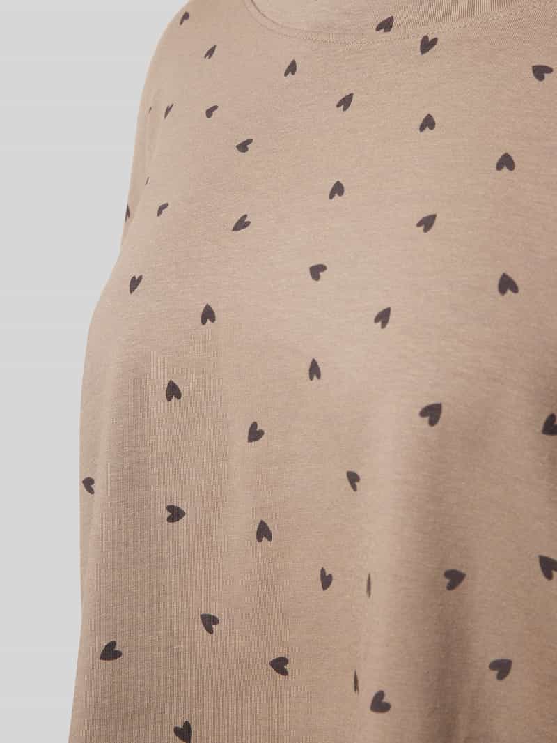 Jake*s Casual Pyjamabovendeel met ronde hals