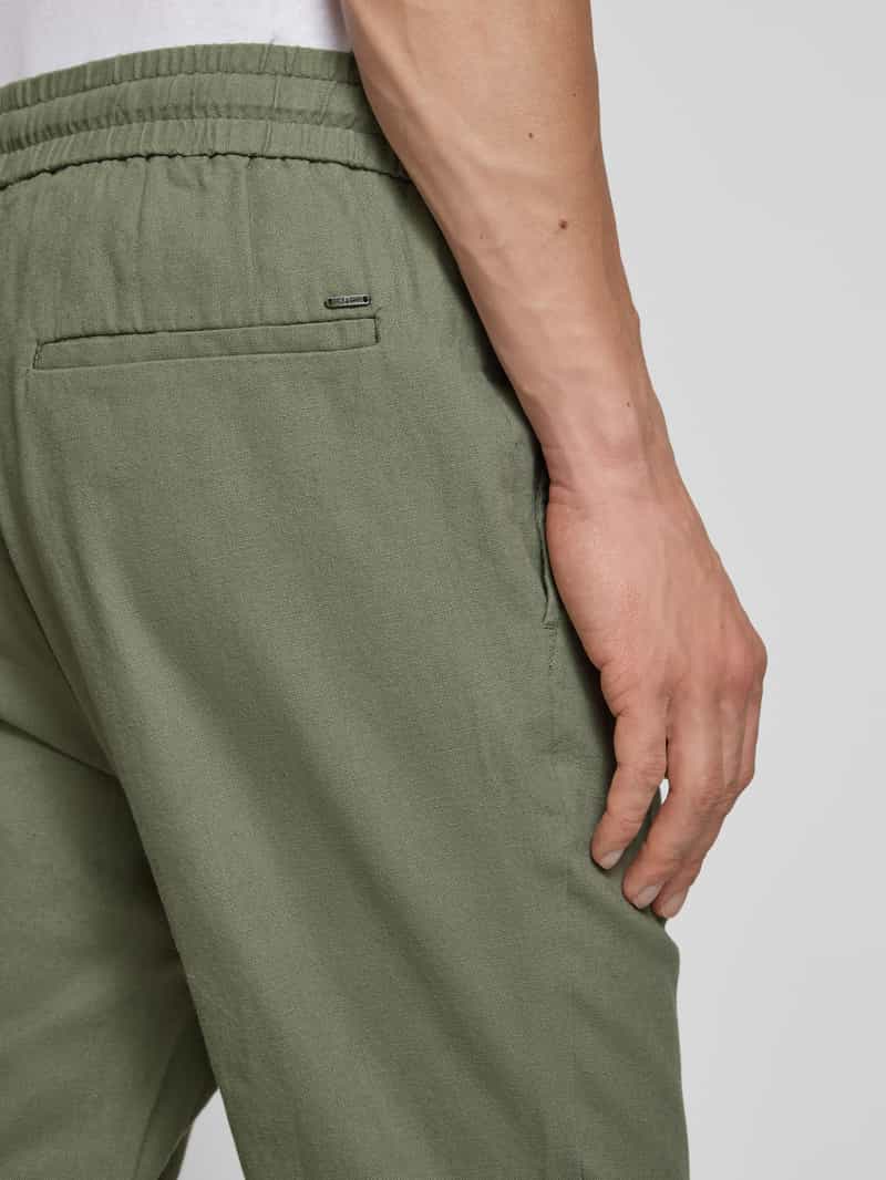 Only & Sons Korte stoffen broek van linnenmix model 'LINUS'
