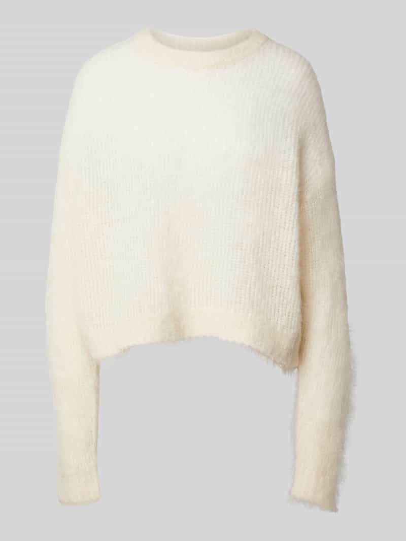 American vintage Gebreide pullover met ribboorden model 'BYMI'