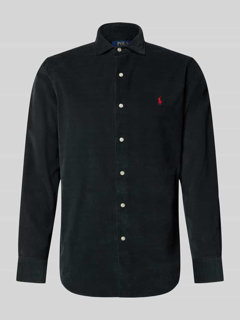 Polo Ralph Lauren Regular fit vrijetijdsoverhemd met logostitching model 'CORDUROY'