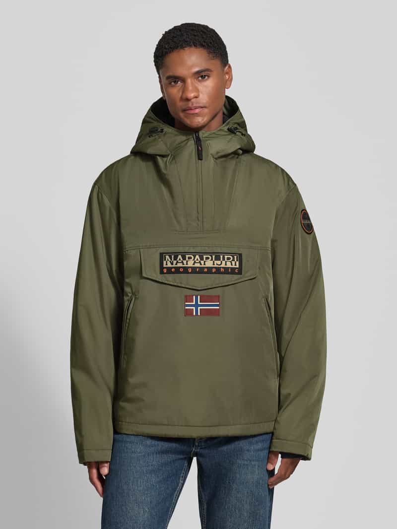 Napapijri Jack met capuchon en korte ritssluiting